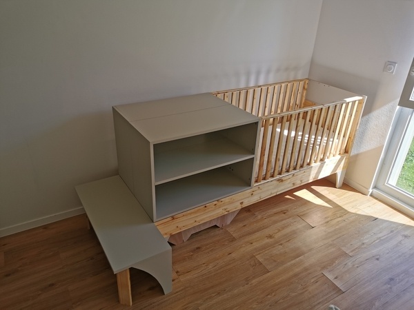 Lit Modulable Évolutif - Nourrisson - Enfant - Adulte