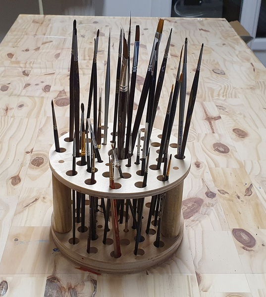 Porte pinceaux pour artiste peintre