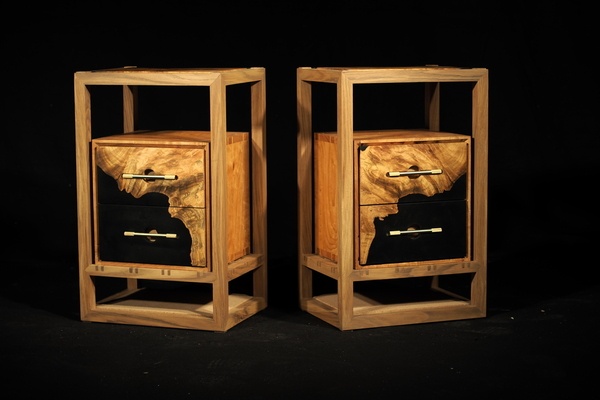 Premier projet sérieux : deux tables de nuits