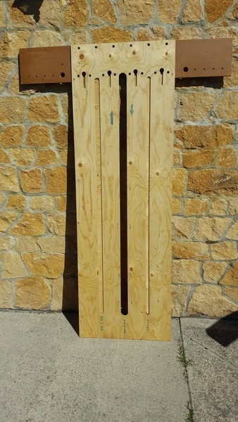 Gabarit en Té pour scie circulaire et défonceuse