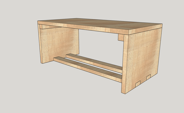 Banc range-chaussures