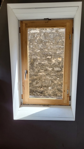 Fenêtre châtaigner en rénovation