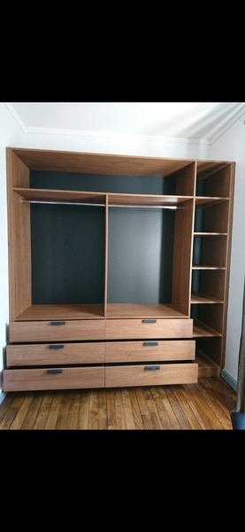 Fabrication d'un meuble dressing