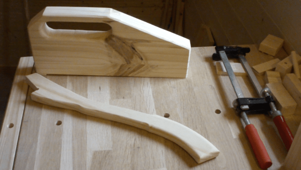 Vue des deux poussoirs