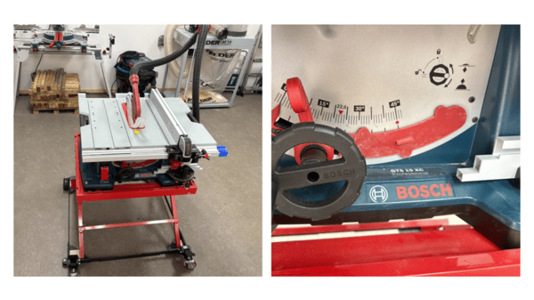 Bosch GTS 10 XC (2024) full options : 3 lames dont 2 Freud, upgrades Fused-3D, jauge de réglage, GTA