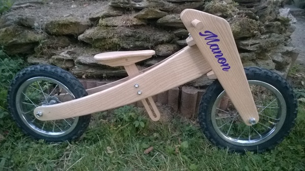 Draisienne en frêne