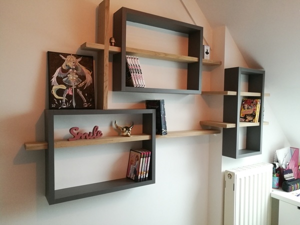 Étagères bibliothèque