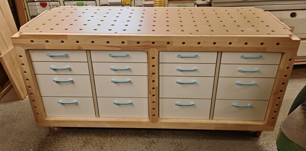 Etabli d'atelier mobile type "MFT"