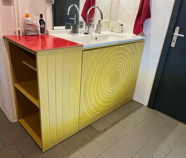 Meuble sous-évier buanderie