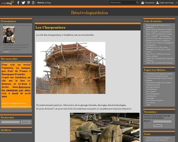 Chantier titanesque de Guédelon