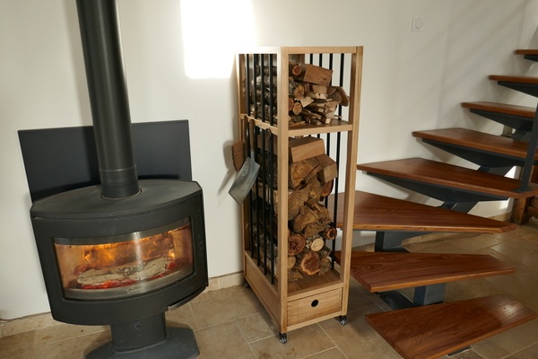Meuble à bûches