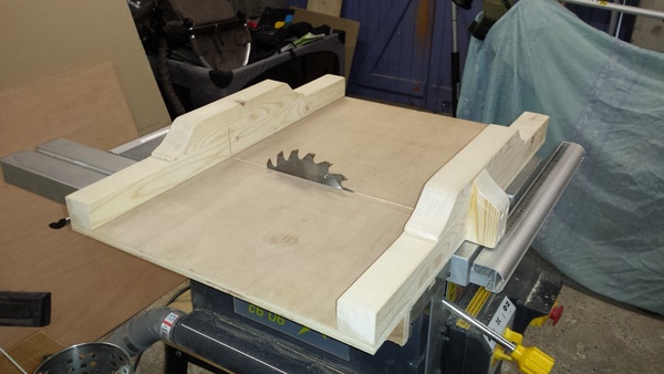 Un chariot de sciage