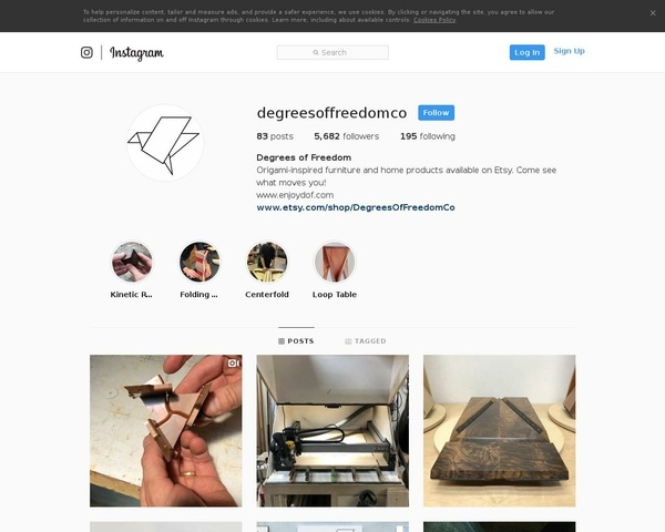 Des tables en origami