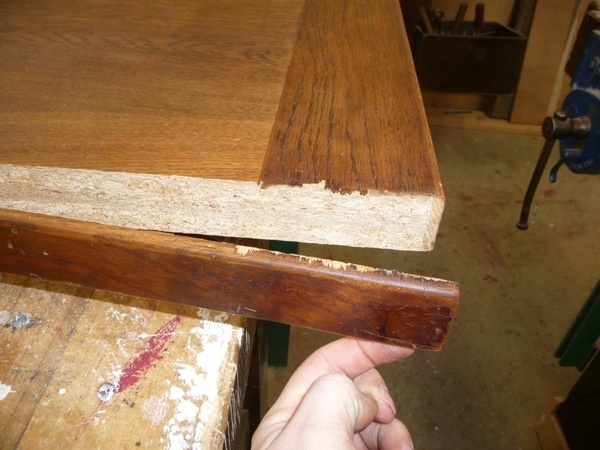 Restauration d'une table de ferme et ses deux bancs