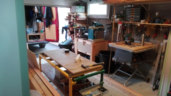 Mon atelier dans mon garage