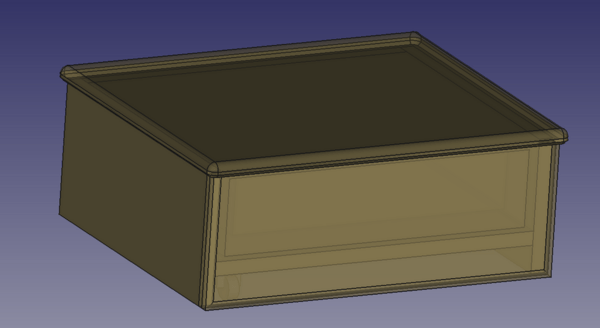 Petit meuble d’imprimante