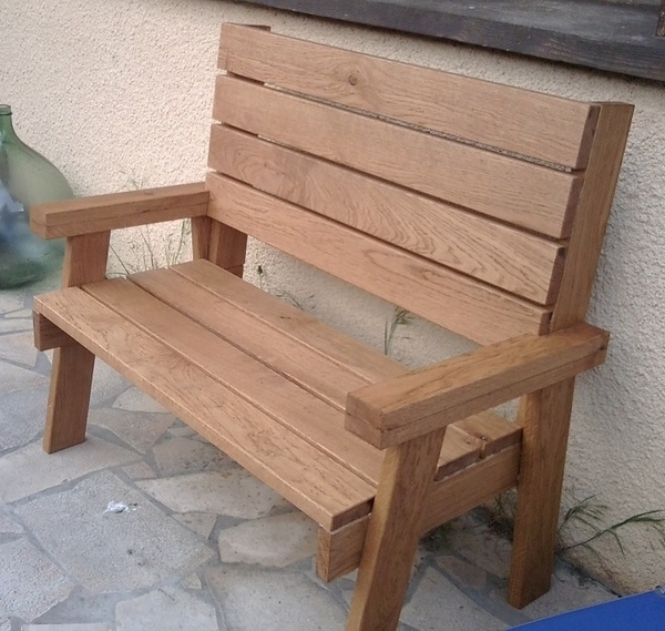 Banc extérieur pour 2 personnes