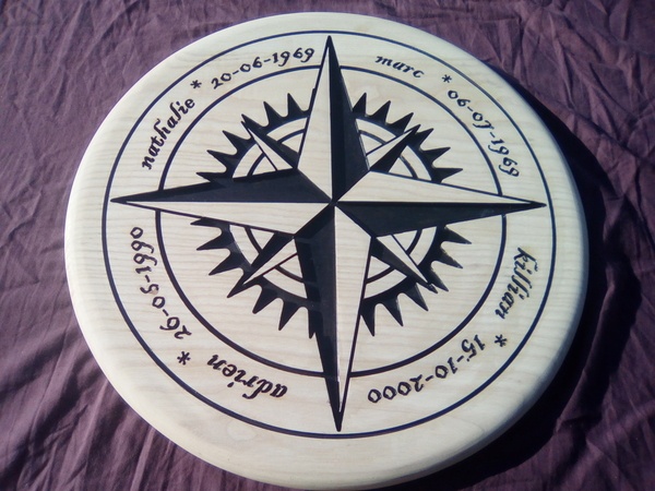 Plateau a fromage rose des vents