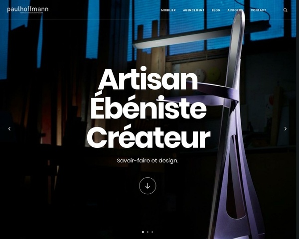 Un ébéniste de très grand talent: Paul Hoffmann, stéphanois.