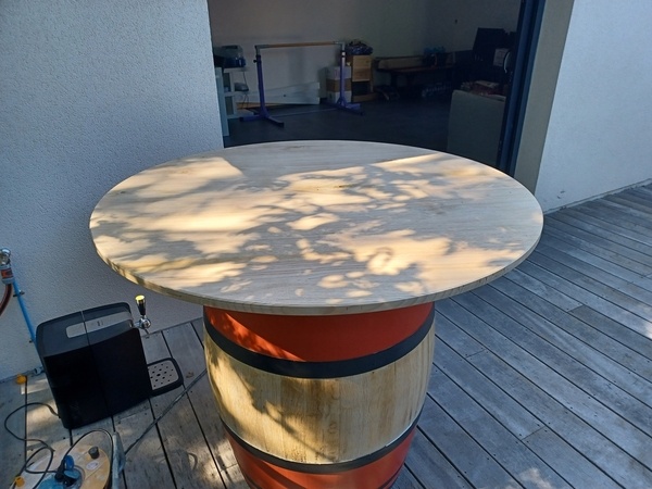 Table Ronde en Chataignier