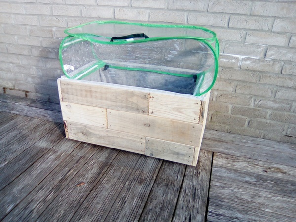 Petit carré potager pour mon fils