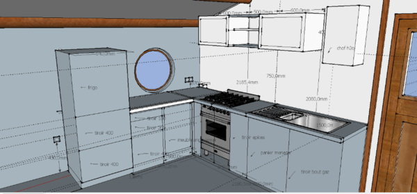 pose carrelage cuisine mural