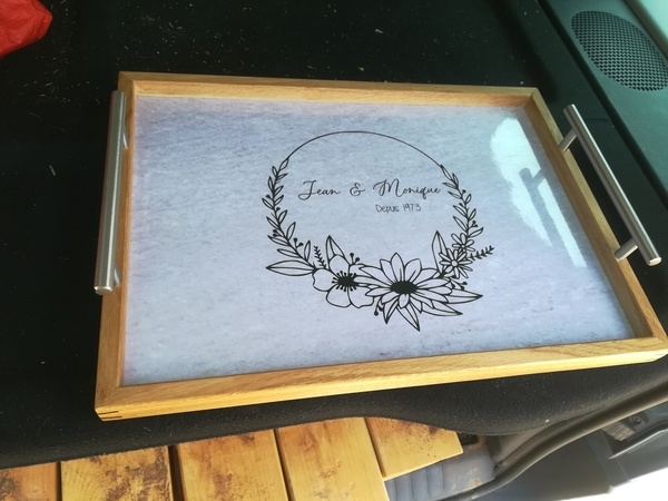 Plateau pour anniversaire de mariage