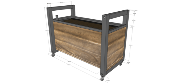 Wicking Bed, Jardinière