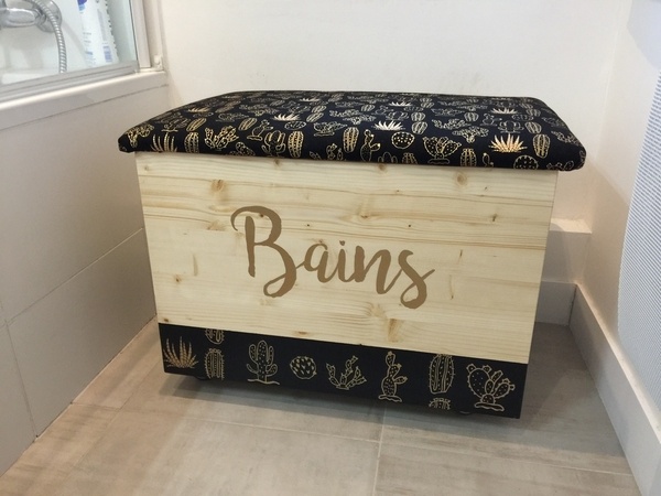 Coffre salle de bains