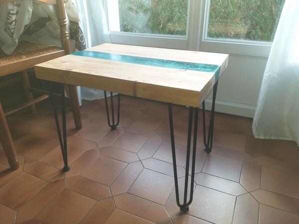 Petite river table en Pin