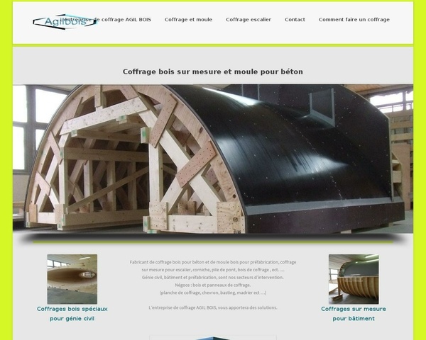 Coffrages bois d’exception