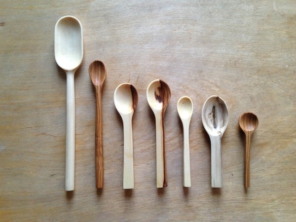Les cuillères taillées durant le deuxième confinement...
