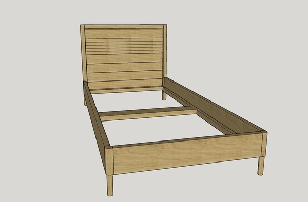 Lit 1 personne 2000x900