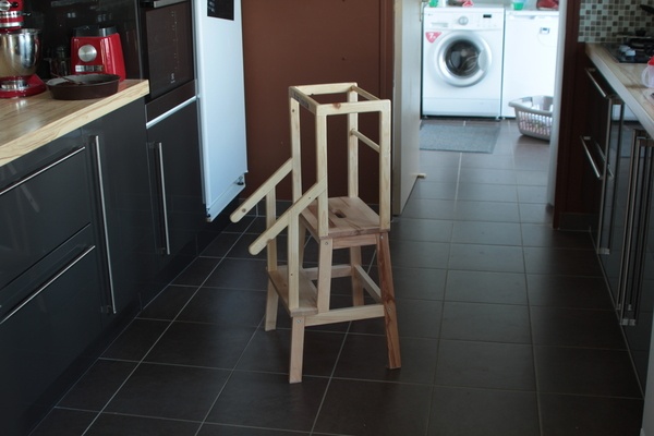 Tabouret Montessori customisé