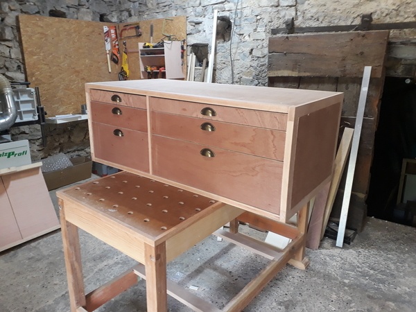 Établi MFT avec Presse d’établi type Nicholson