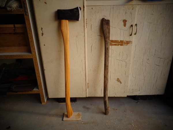 Restauration d'une vieille hache