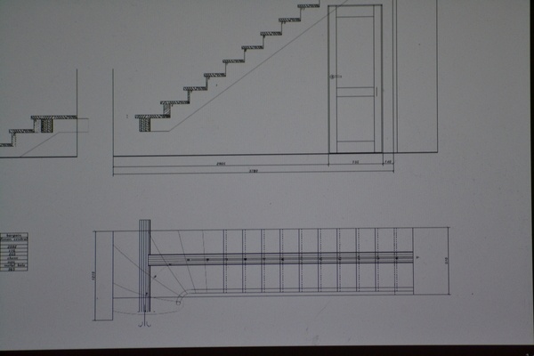 Escalier à limon central