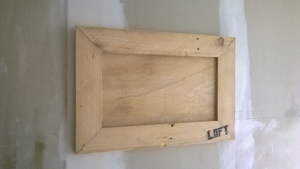 Cadre photo en bois de palette