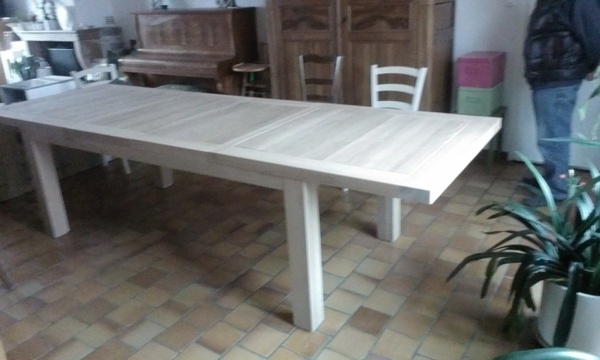 Table a rallonges chêne