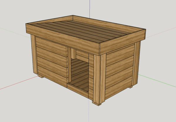 Niche de chien style contemporain