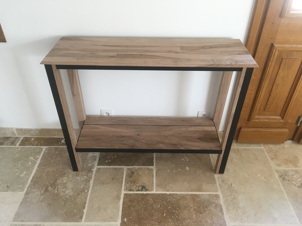 Console bois métal