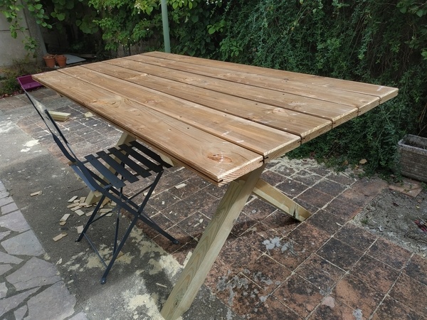 Table de jardin