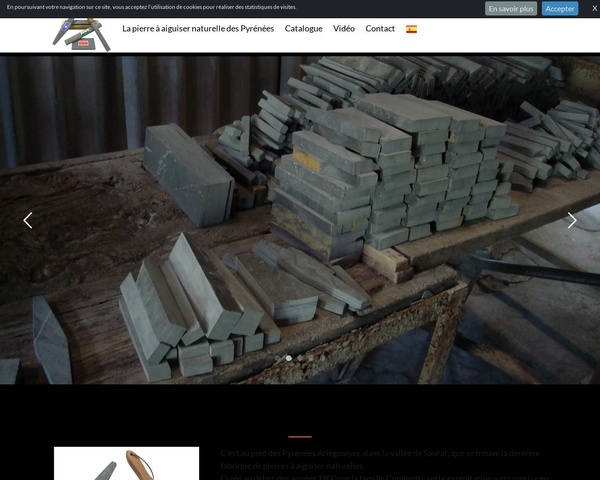 Le dernier fabricant de pierre à aiguiser de France