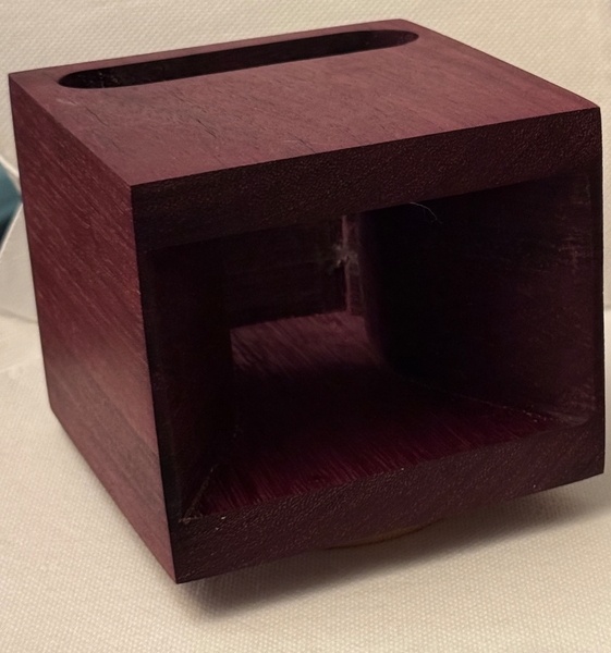 Enceinte passive cube bois de Violette