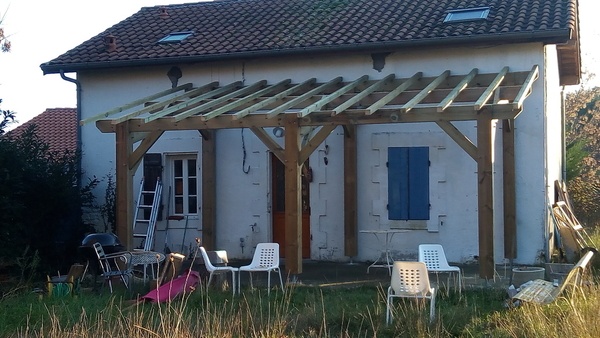 Taille et pose Appentis