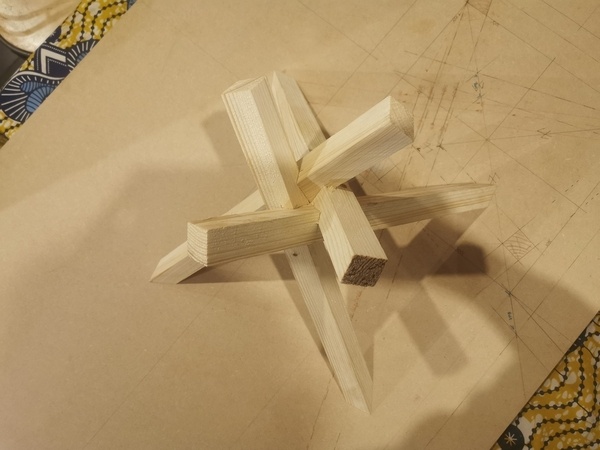 Tréteau de Buenos aires à 4 pieds