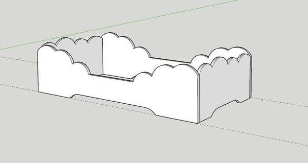 Lit nuage enfant (type Montessori)