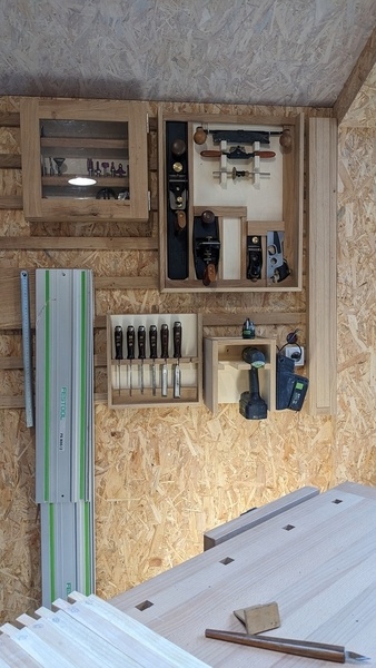 Aménagement de l'atelier, suite...