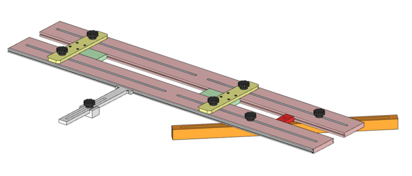 Gabarit de défonçage limons
