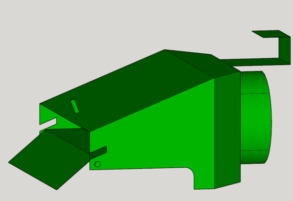 Capot d'aspiration pour Kity 636